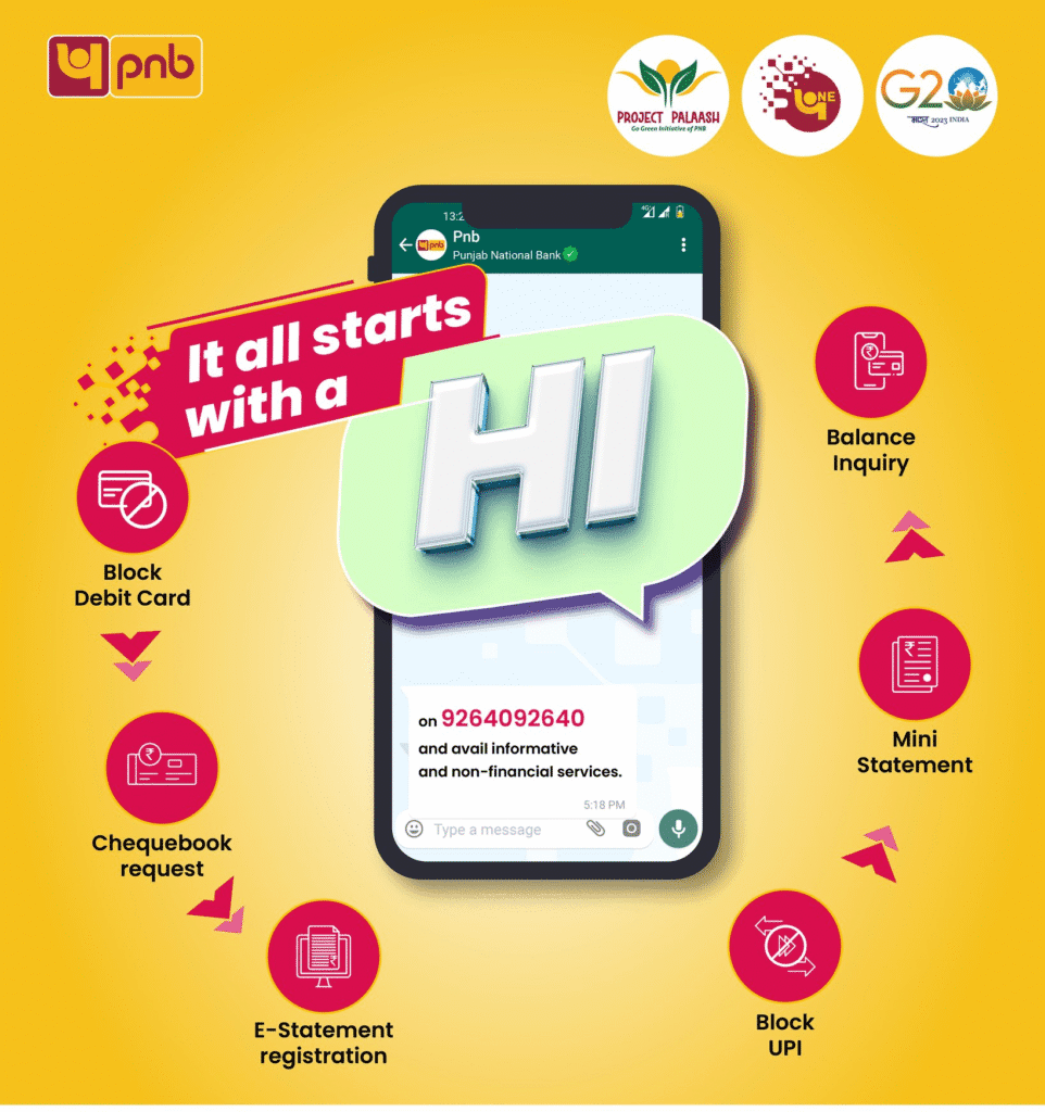 PNB WhatsApp Banking
