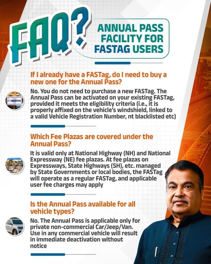 FASTag Annual Toll Pass FAQ 3