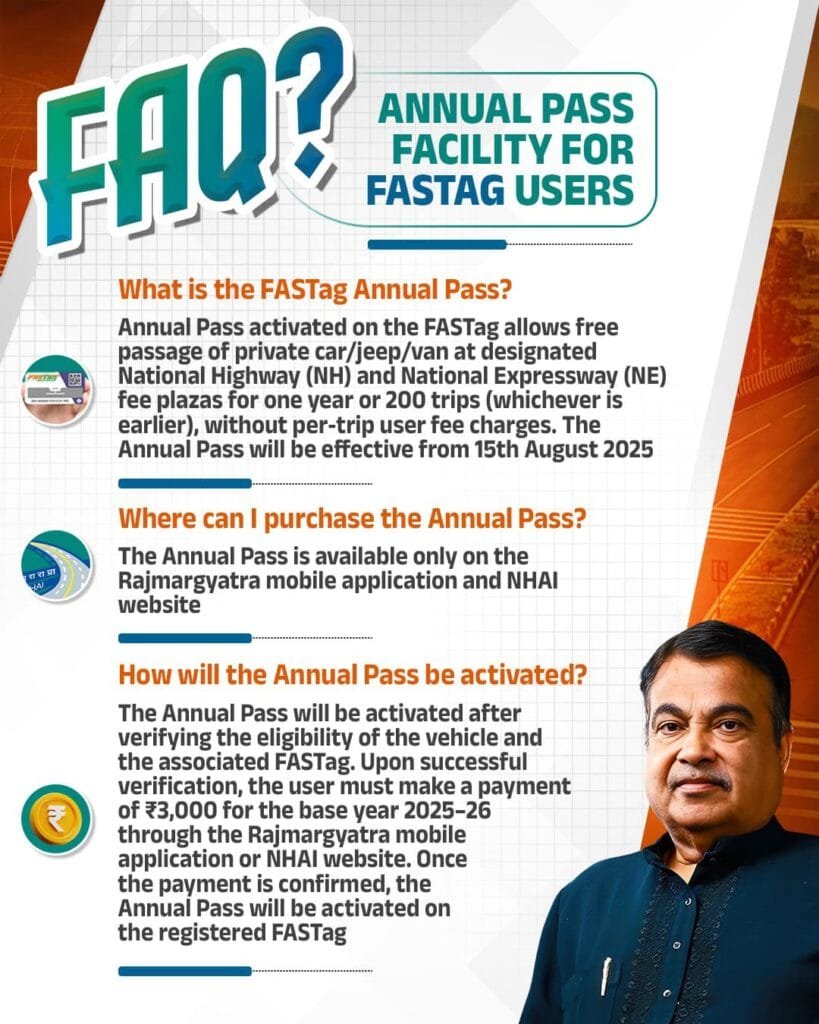FASTag Annual Toll Pass FAQ 2