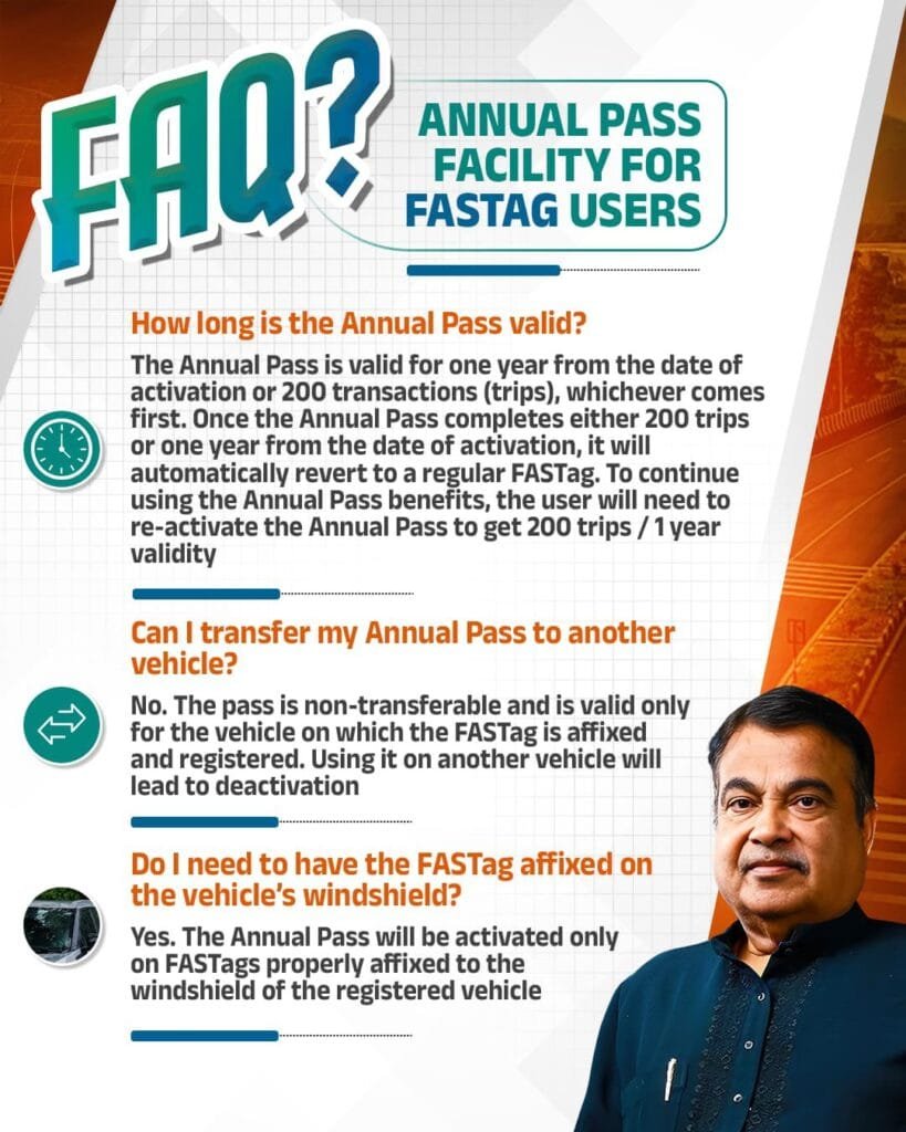 FASTag Annual Toll Pass FAQ 5