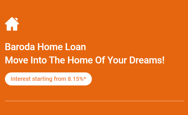 BOB home loan interest rate 2025