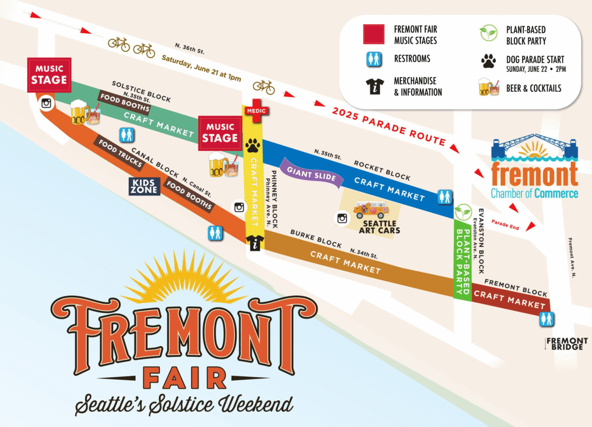 Fremont Solstice Parade 2025 Route