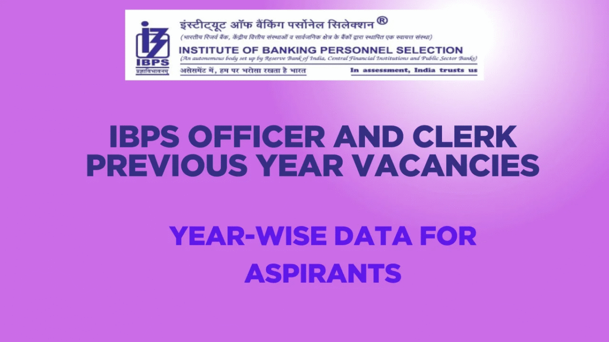 IBPS Previous Year Vacancies (2013–2025)